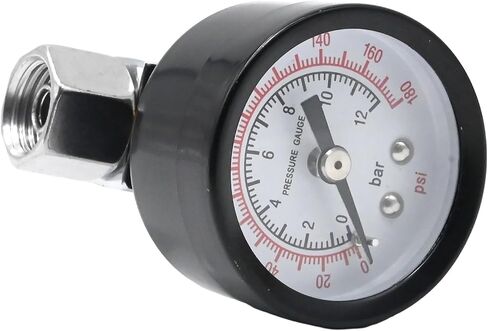 1/4" NPS Water Pressure Regulator Valve, Regulator Adjustable Control Valve with Pressure Gauge in Saudi Arabia
