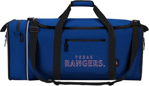 The Northwest Company Texas Rangers MLB Steal Duffel، 28 بوصة × 11 بوصة × 12 بوصة، متعدد، مقاس واحد in Saudi Arabia