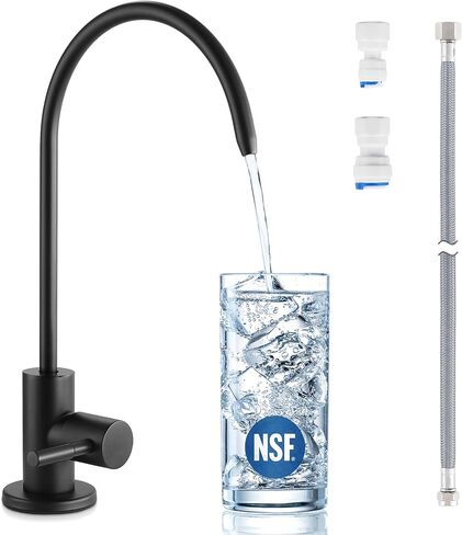 KES RO صنبور تصفية المياه صنبور غير فجوة الهواء مياه الشرب صنبور المشروبات لأنظمة التناضح العكسي نظام تنقية المياه 304 الفولاذ المقاوم للصدأ النهاية المصقولة، Z504CLF-BS in Kuwait