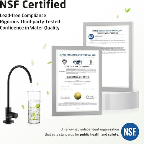 KES RO صنبور تصفية المياه صنبور غير فجوة الهواء مياه الشرب صنبور المشروبات لأنظمة التناضح العكسي نظام تنقية المياه 304 الفولاذ المقاوم للصدأ النهاية المصقولة، Z504CLF-BS in Kuwait