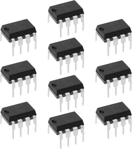 10 قطعة LF357N LF357 DIP8 مضخم التشغيل واحد J-FET IC التشغيلي لمكونات الدائرة ذاتية الصنع زيادة مضخم التركيز التلقائي متوسط ​​طاقة الإخراج in Saudi Arabia