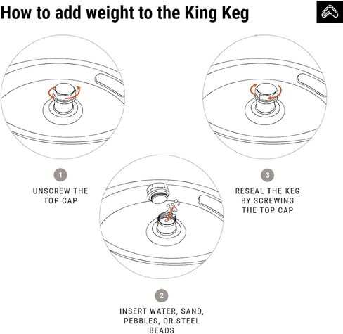 TRIBE WOD King Keg - Strongman Log Press, Farmers Carry and Powerlifting 35-600 Lbs Sandbags for Fitness - The Ultimate Strength and Cardio Training Tool in Kuwait