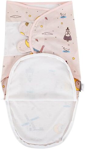 Baby Swaddle Blanket Boy Girl,Super Soft Material Newborn Adjustable Swaddles for 0-3 Months,2-Way Zipper Sleep Sack 1 Pack in Saudi Arabia