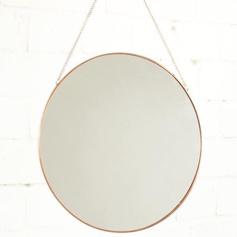 Koyal Wholesale Modern Rose Gold Frame Mirror for Wall, Large 12x16 Inch Hanging Rectangle Wall Mirror Photo Cabinet with Lock, Rectangle Mirrors for Wall Entryway, Bedroom, Bathroom in Kuwait