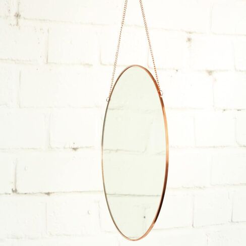 Koyal Wholesale Modern Rose Gold Frame Mirror for Wall, Large 12x16 Inch Hanging Rectangle Wall Mirror Photo Cabinet with Lock, Rectangle Mirrors for Wall Entryway, Bedroom, Bathroom in Kuwait