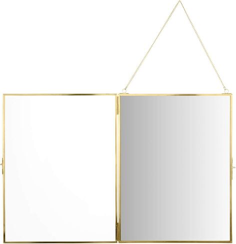 Koyal Wholesale Modern Rose Gold Frame Mirror for Wall, Large 12x16 Inch Hanging Rectangle Wall Mirror Photo Cabinet with Lock, Rectangle Mirrors for Wall Entryway, Bedroom, Bathroom in Kuwait