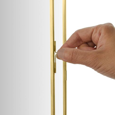 Koyal Wholesale Modern Rose Gold Frame Mirror for Wall, Large 12x16 Inch Hanging Rectangle Wall Mirror Photo Cabinet with Lock, Rectangle Mirrors for Wall Entryway, Bedroom, Bathroom in Kuwait