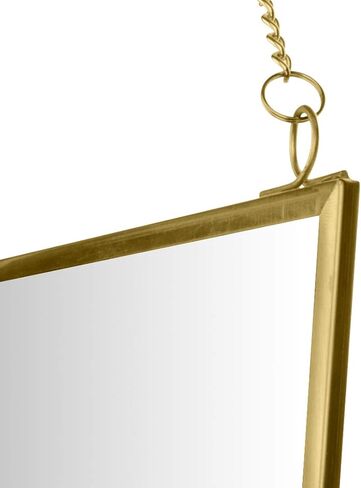 Koyal Wholesale Modern Rose Gold Frame Mirror for Wall, Large 12x16 Inch Hanging Rectangle Wall Mirror Photo Cabinet with Lock, Rectangle Mirrors for Wall Entryway, Bedroom, Bathroom in Kuwait