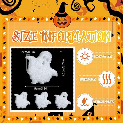 12 Pcs Halloween Cleaning Sponges Cute Dish Scrubber Scrub Sponges Temperature Sensitive Cleaning Sponges for Household Kitchen Cleaning Supplies (Pumpkin,Orange) in Saudi Arabia