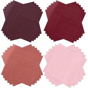 Layhit 100 Pcs Cocktail Napkins Disposable Beverage Napkins Square Paper Dessert Napkins for Wedding Birthday Dinner Lunch Party Celebration Gathering Supplies(Brown Series,5 x 5 Inch)