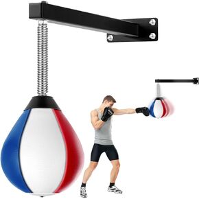 أكياس السرعة للملاكمة، معدات تدريب السرعة، حقيبة ملاكمة تثبت على الحائط للبالغين من الرجال والنساء، حقيبة ملاكمة سريعة تناسب التمارين الرياضية المنزلية in Kuwait