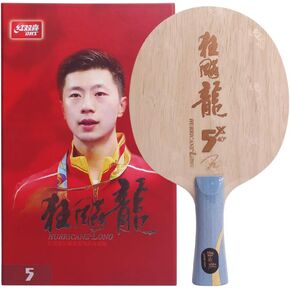 DHS New Hurricane Long-5X (Long V-X) Ping Pong Paddle in 2019，(5 Wooden + 2 Aromatic Carbon；FL and CS) Table Tennis Rackets