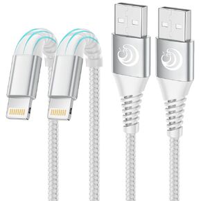 iPhone Charger [Apple MFi Certified] 2Pack 10FT Long Lightning Cable Fast Charging Nylon Braided iPhone Charger Cord USB Cable Compatible with iPhone 14 13 12 11 Pro Max XR XS X 8 7 6 Plus SE iPad