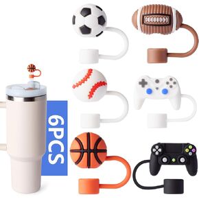 8-Piece Harry Straw Covers for Stanley Cup, 0.4in/10mm Diameter Straw Toppers Cap,Compatible with Stanley 20 30&40 0z Cup, Dust-Proof Straw Caps for Water Bottle