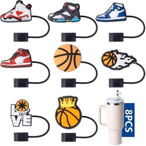 8-Piece Harry Straw Covers for Stanley Cup, 0.4in/10mm Diameter Straw Toppers Cap,Compatible with Stanley 20 30&40 0z Cup, Dust-Proof Straw Caps for Water Bottle