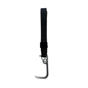 T&T Tools Lid Sling Hook - Lift Manhole Covers & Storm Drain Cover, Versatile Lifting Hooks, Rigid Steel Tool Hook for Moving (Short & Long)