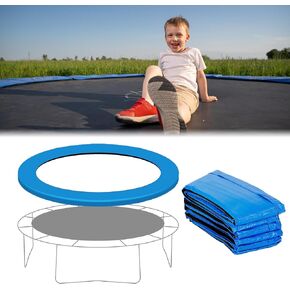 15 ft Trampoline Pad Replacement, Durable Trampoline Safety Pad, Waterproof Trampoline Spring Cover 15 ft Round Without Hole for Pole, Trampoline Accessories Make The Trampoline Look New Again in Kuwait