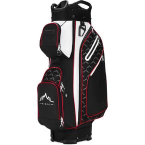 14 Way Golf Cart Bag Featuring Full-Length Divider Top and Multiple Pockets, Golf Bag for Men with Handles and Rain Cover