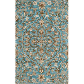 SAFAVIEH Bella Collection 2'3" x 7' Gold / Taupe BEL673A Handmade Premium Wool Runner Rug