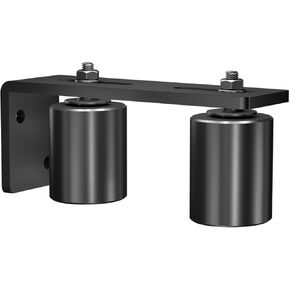 Gate Roller Guide,2"Slide Gate Guide Roller with L-Bracket,Universal Adjustable Heavy Duty Sliding Gate Rollers,Sliding Door Hardware