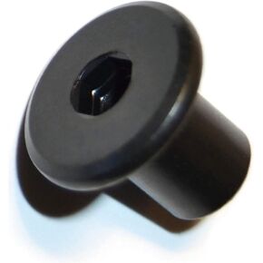 014973445683 Joint Connector Cap, 1/4-20 x 1/2, Piece-30,Black