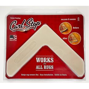 Original Stop Curled Rug Corners, Prevent Curling on Rug and Carpet Corners.