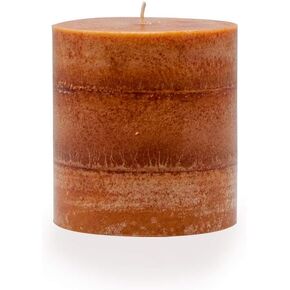 Wicks N More Pumpkin Perfect Hand Crafted Pillar Candles (3x4) in Saudi Arabia