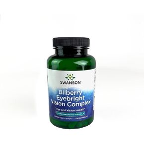 Swanson Bilberry Eyebright Vision Complex 100 Caps
