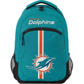 FOCO Miami Dolphins NFL Alternate Color Action Backpack - Teal