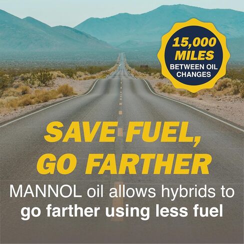 Hybrid SP 0W-16 Motor Oil by MANNOL - 7920 Bi-Synthetic Engine Oil for Modern Gasoline Engines, Car Oil, 1L in Saudi Arabia