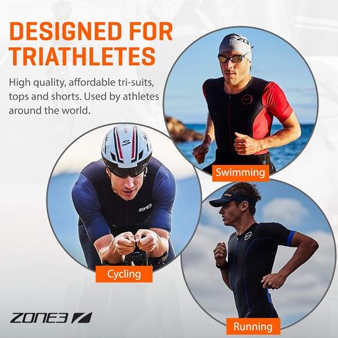 ZONE3 Men's Lava Short Sleeve Trisuit in Saudi Arabia