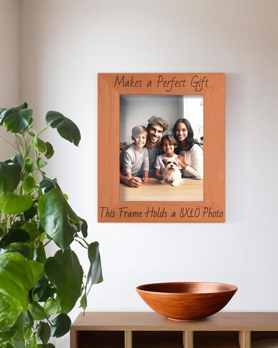 Inspirational Aunt Gifts For Women Aunt Every Time You See This Reminds How Much We Love You Wood Laser Engraved Landscape 5x7 Picture Frame in Kuwait