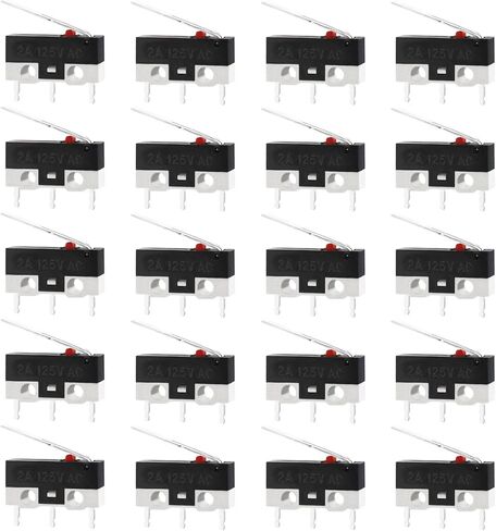 100PCS Slide Switches 6 Pin DC50V 0.3A Micro Slide Switch for DIY Electronics Projects 8.5x9x3.3mm 2 Positions, DPDT Panel Slide Switch DIY Built-in Switch Set in Saudi Arabia