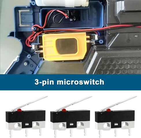 100PCS Slide Switches 6 Pin DC50V 0.3A Micro Slide Switch for DIY Electronics Projects 8.5x9x3.3mm 2 Positions, DPDT Panel Slide Switch DIY Built-in Switch Set in Saudi Arabia