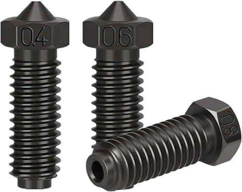 2 Pack Hardened Steel Nozzles, High Temperature Resistance nozzles for Anycubic Kobra 2/Kobra 2 Neo/Kobra 2 Pro/Kobra 2 Plus/Kobra 2 Max (0.4mm) in Kuwait