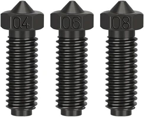2 Pack Hardened Steel Nozzles, High Temperature Resistance nozzles for Anycubic Kobra 2/Kobra 2 Neo/Kobra 2 Pro/Kobra 2 Plus/Kobra 2 Max (0.4mm) in Kuwait