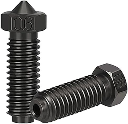 2 Pack Hardened Steel Nozzles, High Temperature Resistance nozzles for Anycubic Kobra 2/Kobra 2 Neo/Kobra 2 Pro/Kobra 2 Plus/Kobra 2 Max (0.4mm) in Kuwait