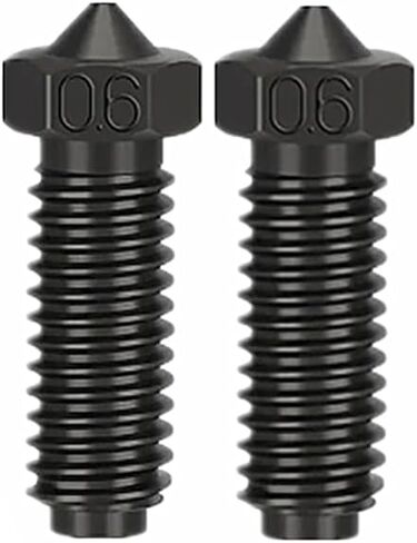 2 Pack Hardened Steel Nozzles, High Temperature Resistance nozzles for Anycubic Kobra 2/Kobra 2 Neo/Kobra 2 Pro/Kobra 2 Plus/Kobra 2 Max (0.4mm) in Kuwait