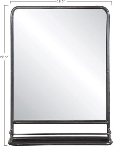 Creative Co-Op Rectangle Wall Mirror with Shelf in Saudi Arabia