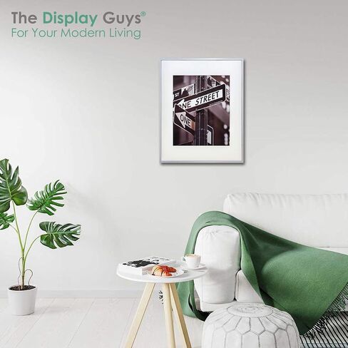 TheDisplayGuys 20x24 Aluminum Metal Picture Frame matted to 16x20 w. Tempered Glass (Gold) - for Horizontal & Vertical Wall Hanging in Saudi Arabia