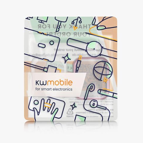 kwmobile Case Compatible with Huami Amazfit Bip 3 / Bip 3 Pro Case - 2X TPU Silicone Fitness Tracker Cover - Black/Transparent in Saudi Arabia
