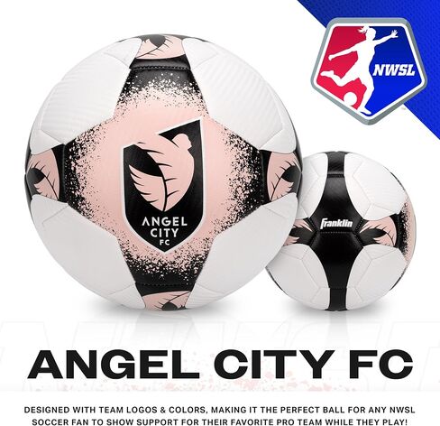 Franklin Sports NWSL Team Soccer Balls - Soccer Balls for Kids + Adults - Boys + Girls Soccer Balls - Official NWSL Team Soccer Ball - Available in Official Size 5 or Mini Size 1 in Saudi Arabia