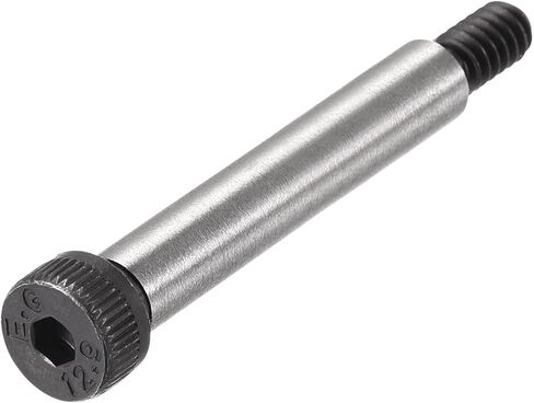 uxcell Alloy Steel Hexagon Socket Head Shoulder Screws Bolts, 1-3/4" Shoulder Length, 1/4" Shoulder Dia, #10-24 Thread, 4pcs in Saudi Arabia