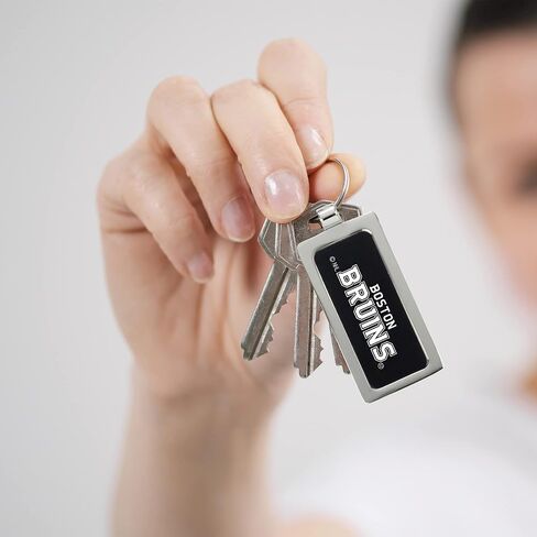 Rico Industries NHL Laser Engraved Metal Keychain Two Sided Metal Keychain - Great Every Day Auto Accessory in Saudi Arabia