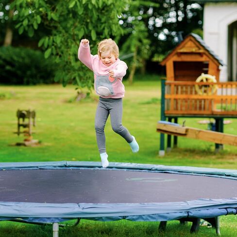15 ft Trampoline Pad Replacement, Durable Trampoline Safety Pad, Waterproof Trampoline Spring Cover 15 ft Round Without Hole for Pole, Trampoline Accessories Make The Trampoline Look New Again in Kuwait