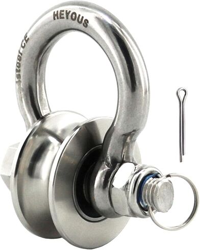 1.87in Stainless Steel Pulley Wheel Duplex Bearing Detachable 360 in Saudi Arabia