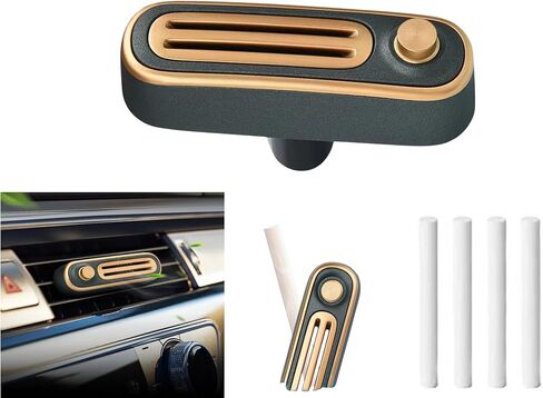 Car Air Freshener Car Air Freshener Clip Set, Cologne, Orange, LemonOsmanthus Marine Essential Oil ScentCar Diffuser Ventilation ClipWomen's Car Fragrance Decoration Accessorie (Cologne) in Saudi Arabia