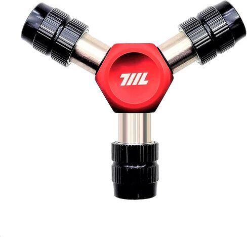 711L EDC Y Driver I Three Way 1/4" Hex Bit Driver I Y Type Hex Socket Wrench I Compact Motorcycle Bicycle Bike Tool (RED) in Saudi Arabia