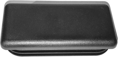 (Pack of 4) 4" x 2" Rectangular Cap Plugs | for 10-14 Ga Steel Tube/Rod (3.73"-3.83" L - 1.73"-1.83" W ID) Fencing Post, Furniture Sliding Guides | Fitness Equipment Finishing Inserts Plug | by SB in Kuwait
