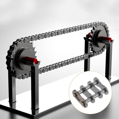 uxcell 8Pcs #50-2/10A-2 Double Roller Chain Connecting Links 15.875mm Pitch Carbon Steel Master Connector Link, Chain Master Links for 10A-2/#50-2 Chain in Saudi Arabia